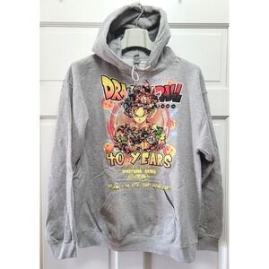 Gildan Heavy Blend Vintage Retro Akira Toriyama 40 Years Memories Hoodie - M